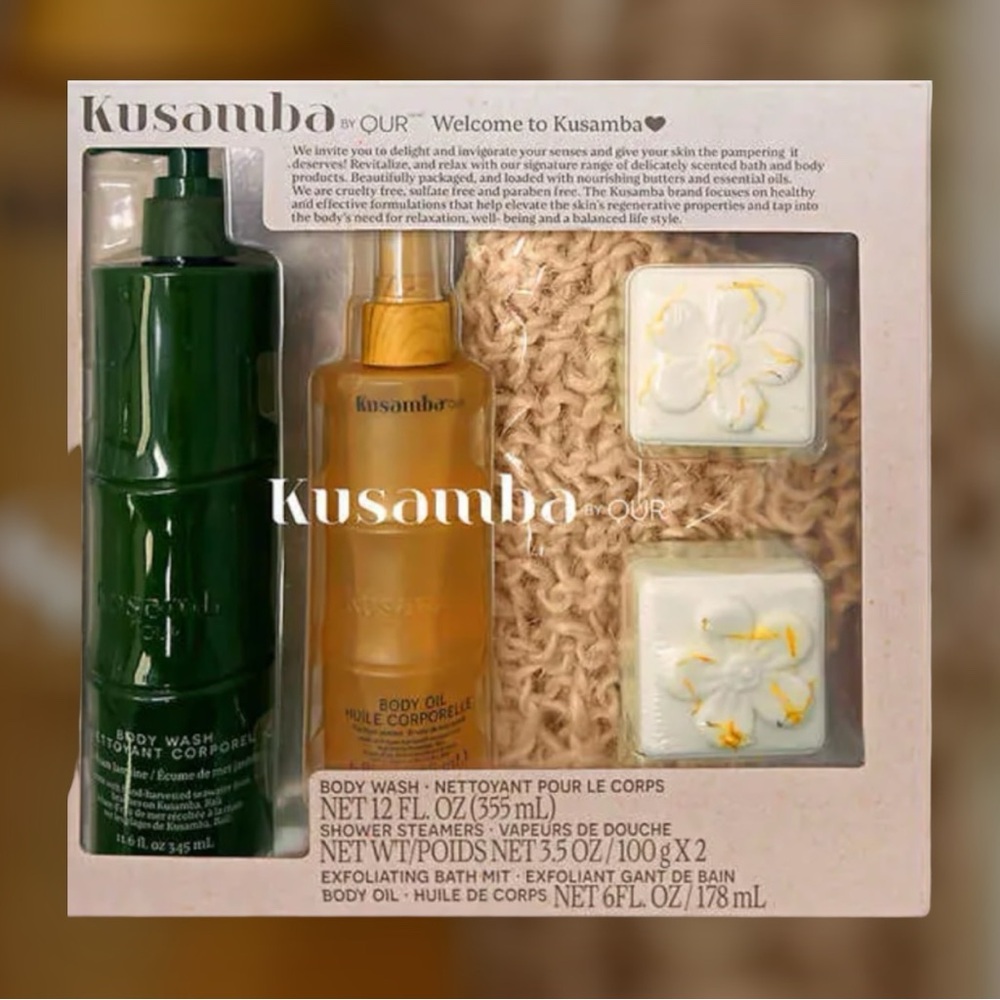 Kusamba 5 piece bath set